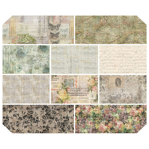 Pre Order Ships May 2024 Free Spirit Tim Holtz Foundations - Fat Quarter 10 Pieces 18