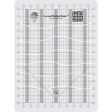 Curved Slotted Ruler Creative Grids CGRKA4