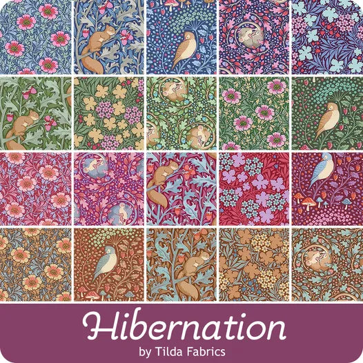 Tilda Fabrics Hibernation Fat Quarter Bundle 20 Pieces