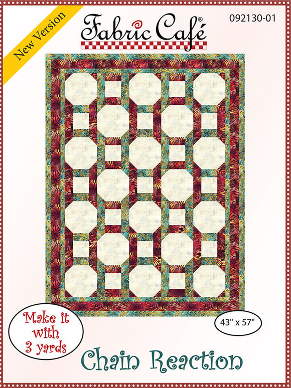 Fabric Cafe Quilt Pattern Corner Play Make it with 3 yards! 43x57