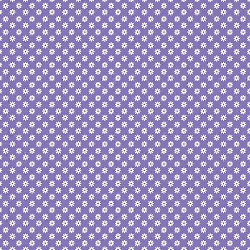 Benartex Color Up By BENARTEX STUDIO By The 1/2 Daisy Bright Medium Purple