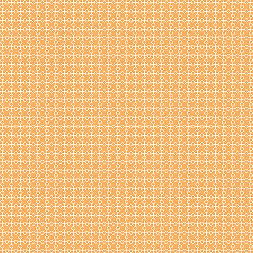 Benartex Color Up By The 1/2 Dot Grid Orange