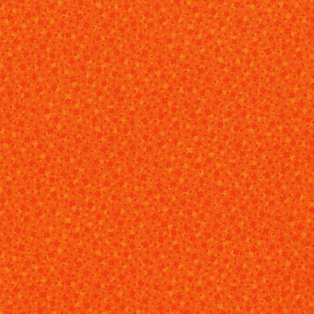 RJR Hopscotch Quilting Fabric By The 1/2 Yard Square Dance - Orange Peel Fabric