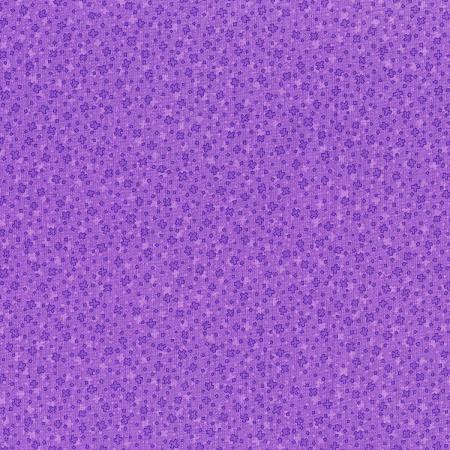 RJR Fabrics Hopscotch Quilting Fabric By The 1/2 Yard Purple