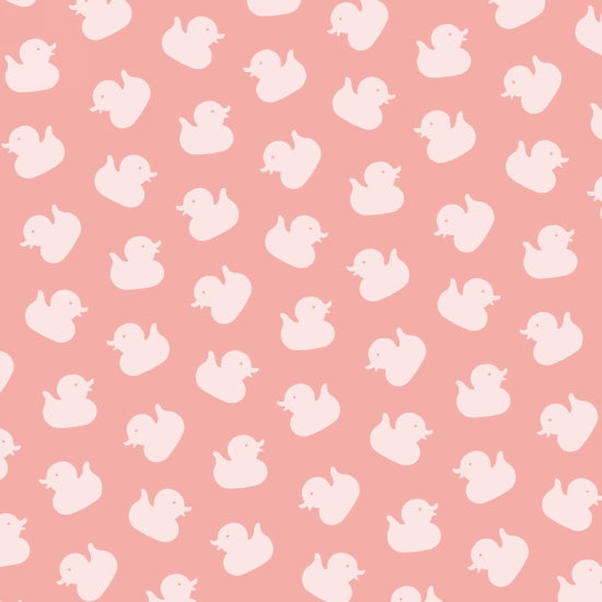 Studio E  Ducky Tales By Lucie Crovatto Pink Ducks  By The 1/2 Yard