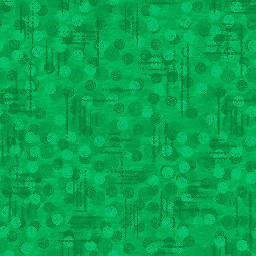 100% Cotton Quilting by the 1/2 Yard Blank Quilting Jot Dot Green