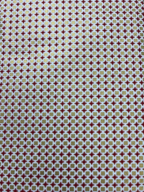 Quilting Fabric By The 1/2 Yard Winter's Garndeur 4 Cardinal