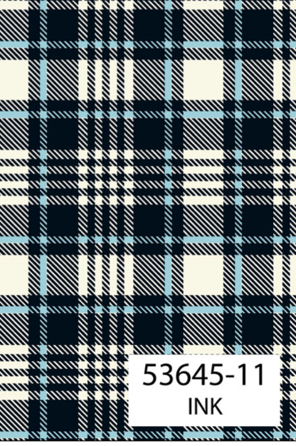 Quilting Fabric Denyse Schmidt Bonny By The 1/2 Yard Ink Plaid