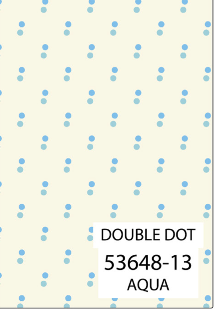 Quilting Fabric Denyse Schmidt Bonny By The 1/2 Yard Double Dot Aqua