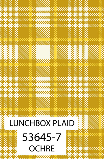 Quilting Fabric Denyse Schmidt Bonny By The 1/2 Yard Lunchbox Plaid