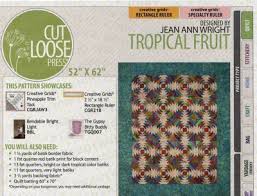 Cut Loose Tropical Fruit Pattern 52x62