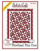 Fabric Cafe Quilt Pattern Pinwheel Plus One Make it with 3 yards! 45